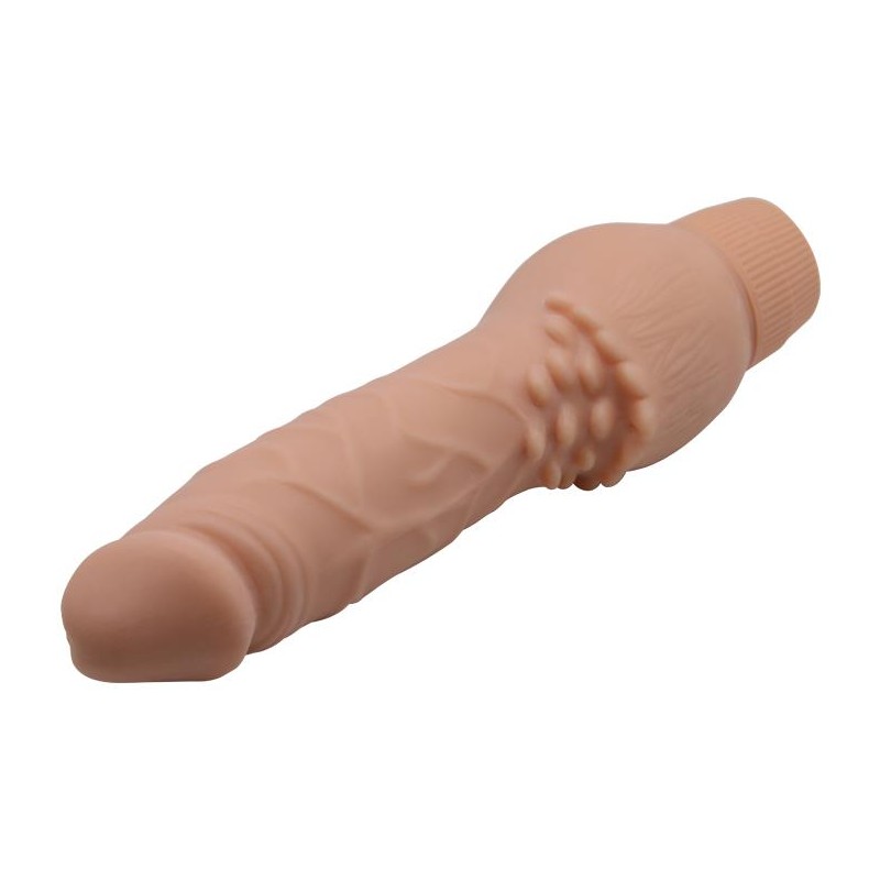 Realistyczny penis z wypustkami do łechtaczki 19cm